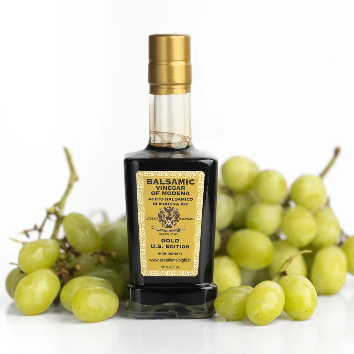 Acetaia Malpighi Gold Balsamic Vinegar of Modena — IGP Certified, Aged 15-20 Years