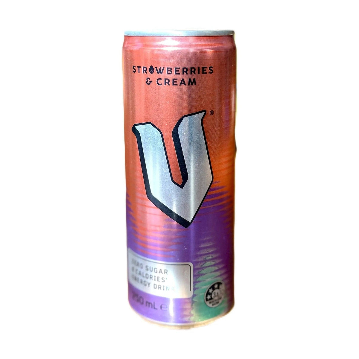 V Energy Drink – Strawberries & Cream Flavor Energy Drink (Australia)