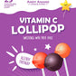 Andy Anand Vitamin C Low Calorie Lollipops,Fruit Flavors, 8.8 oz - Kids Vitamin C Pops, Kids Love Them! Sweetened with real fruit Juice
