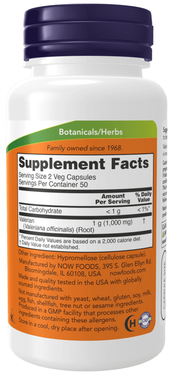 Valerian Root 500mg