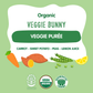 Holle Organic Veggie Bunny - Veggie Purée Pouches