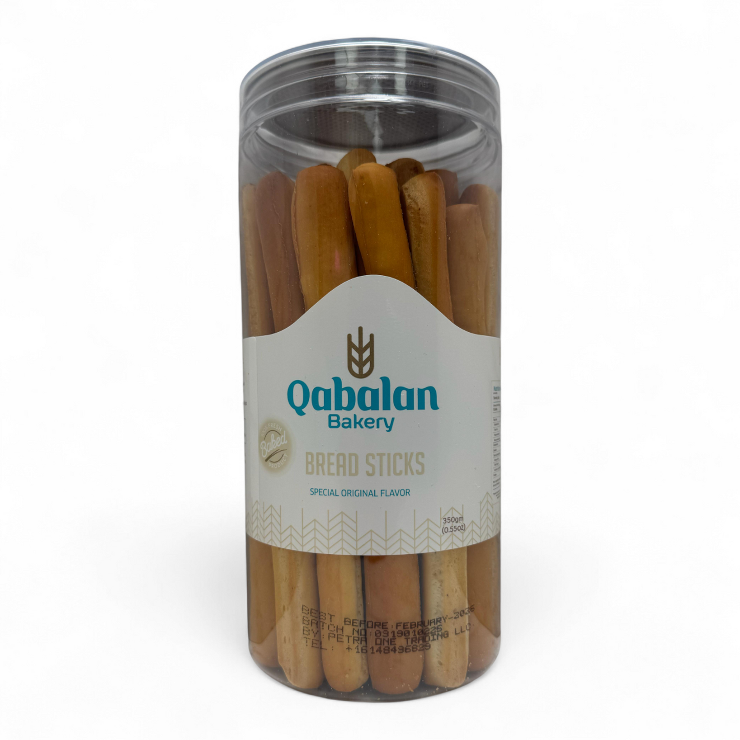 Qabalan Bread Stick Plain 350 G – Crispy Snack