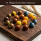Andy Anand Sugar-Free Monet Chocolate Truffles & Pralines, 25 pc – 60% Cacao, Keto & Diabetic-Friendly, Luxury Birthday & Holiday Gift Box