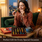 Andy Anand Sugar-Free Monet Chocolate Truffles & Pralines, 25 pc – 60% Cacao, Keto & Diabetic-Friendly, Luxury Birthday & Holiday Gift Box
