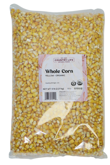 Corn, Whole Yellow, Organic