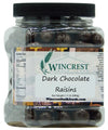 Wincrest Dark Chocolate Covered Raisins - 1.5 Lb Tub