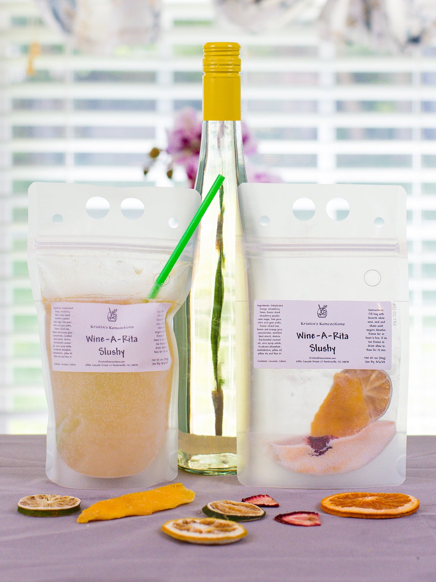 Wine Slushy Pouches - Pool & Beach Safe!
