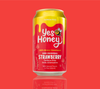 Sparkling Honey Sweetened Strawberry Soda Case