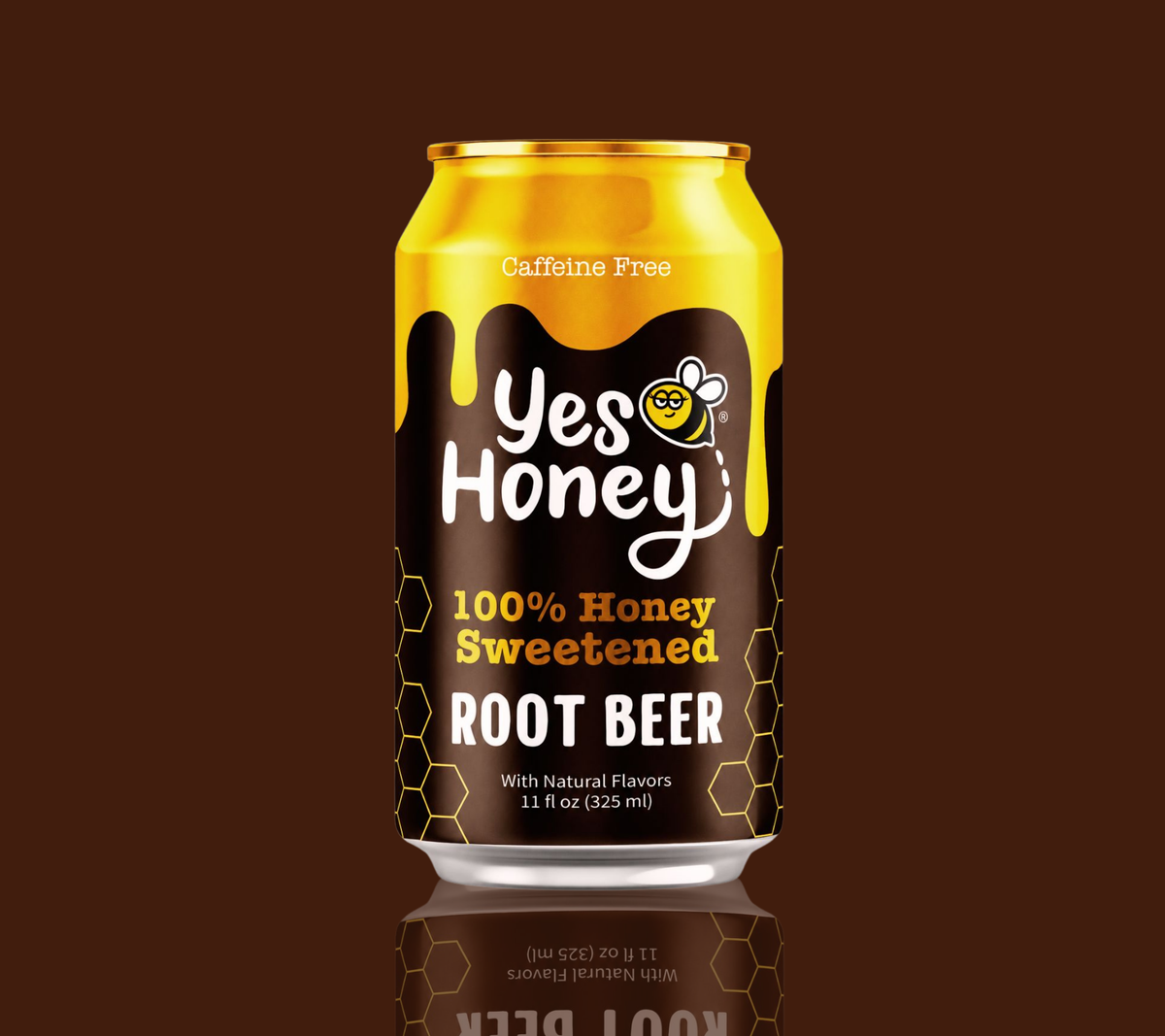 Sparkling Honey Sweetened Root Beer Soda Case