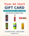Yum At Hart Gift Card – The Perfect Gift for Snack Lovers