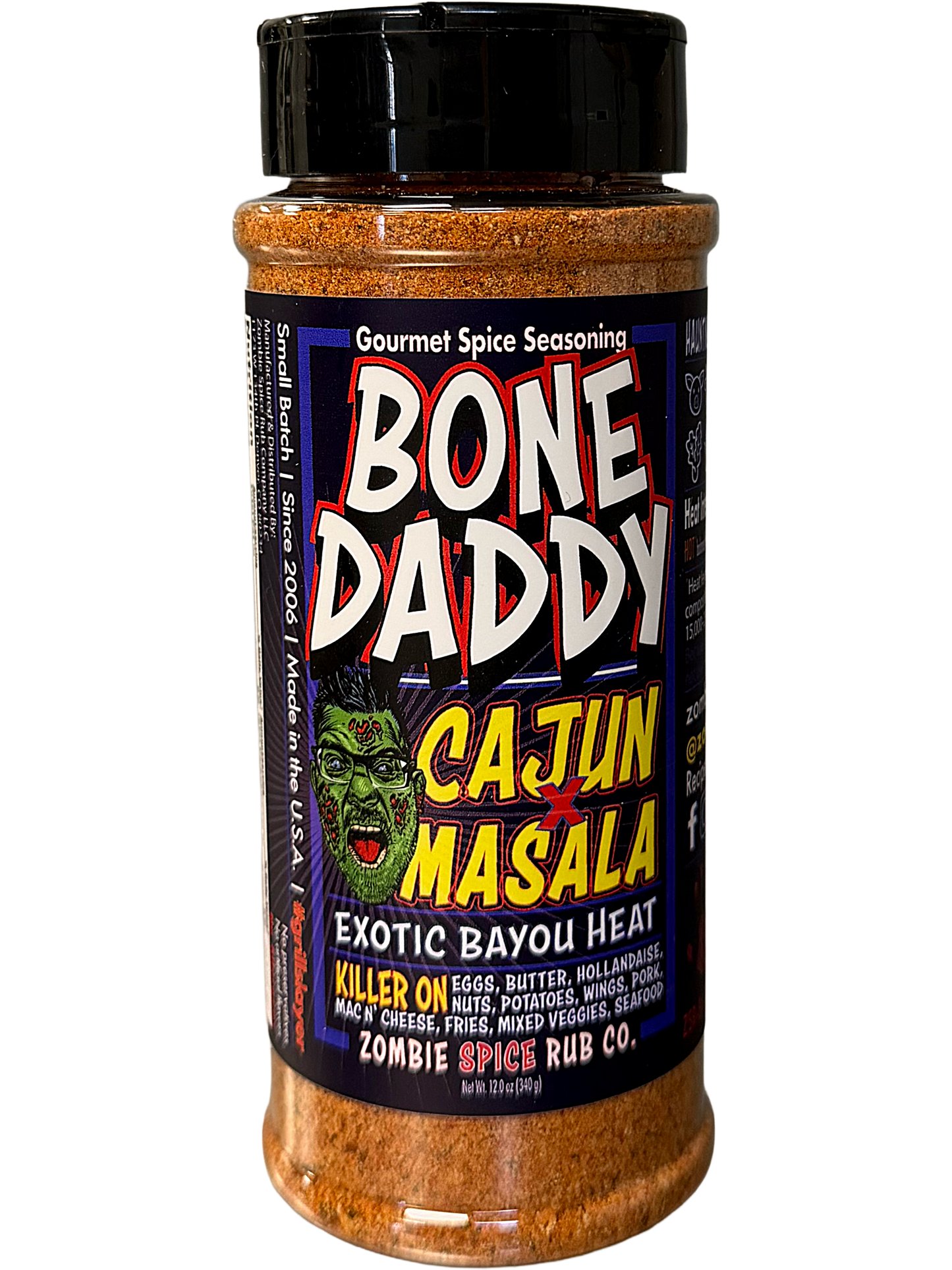 Bone Daddy: Cajun Meets Masala Will Make Holla Yum --by Zombie Spice Rub Co.
