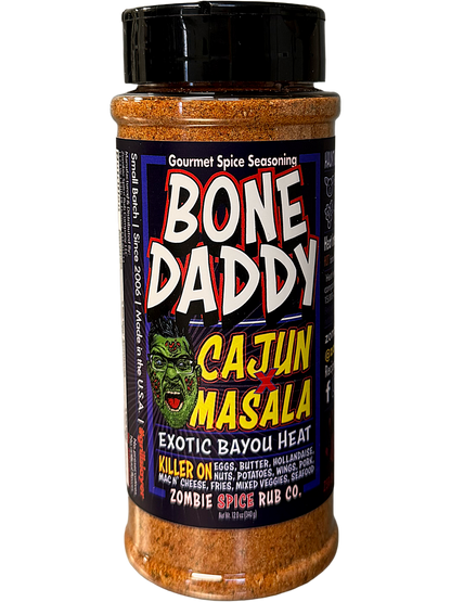 Bone Daddy: Cajun Meets Masala Will Make Holla Yum --by Zombie Spice Rub Co.