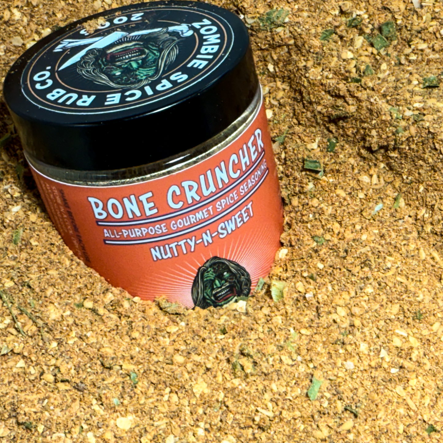 Bone Cruncher: Sweet & Nutty are Your Friends --by Zombie Spice Rub Co.
