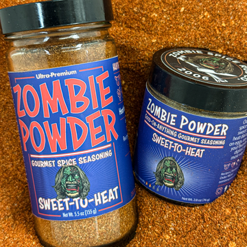 Zombie Powder: Sweet-to-Heat Flavor That Expands What You Season --by Zombie Spice Rub Co.