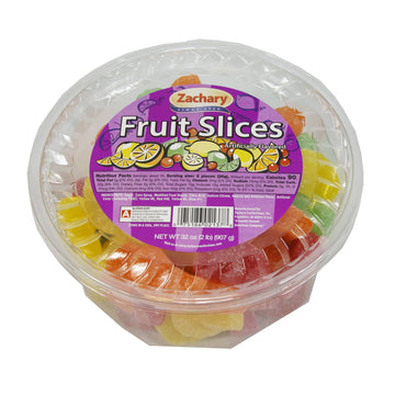 Zachary, Assorted Fruit Slices Candy, 32 Oz