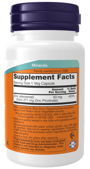 Zinc Picolinate 50mg