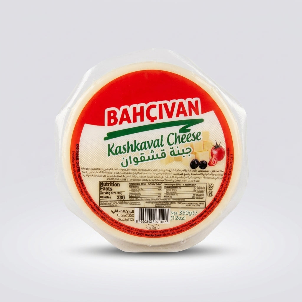 Bahçıvan Kashkaval Cheese 350g - Premium Turkish Yellow Cheese