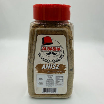 AlBasha Ground Anise 16 oz - Premium Aromatic Spice for Baking