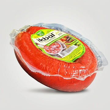 Ikbal Mild Soudjouk 1 lb - Ready to Eat Halal Beef Sausage