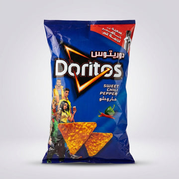 Doritos Sweet Chili Pepper Tortilla Chips 170g - Arabic Edition