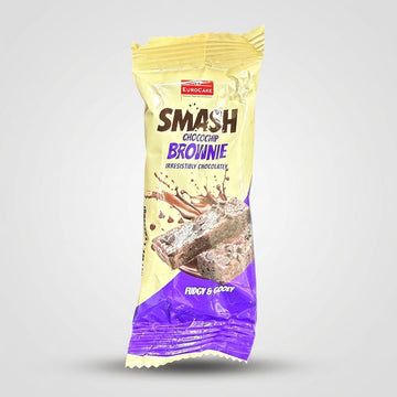 Eurocake SMASH Chocochip Brownie - Fudgy & Gooey Chocolate Treat