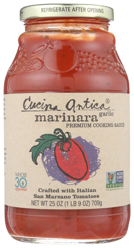 Cucina Antica Garlic Marinara Sauce (12X25 Oz)