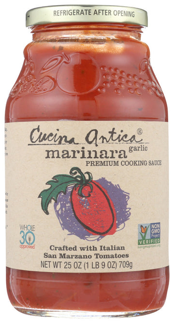 Cucina Antica Garlic Marinara Sauce (12X25 Oz)