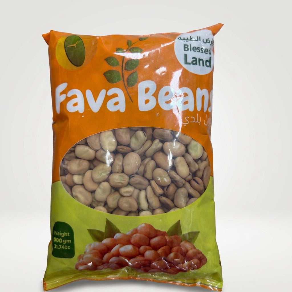 Blessed Land Fava Beans 900g - Premium Egyptian Broad Beans