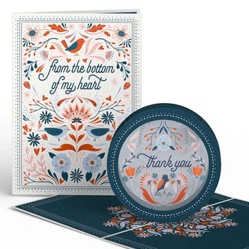 Heartfelt Thank You 5x7" Pop-Up Card