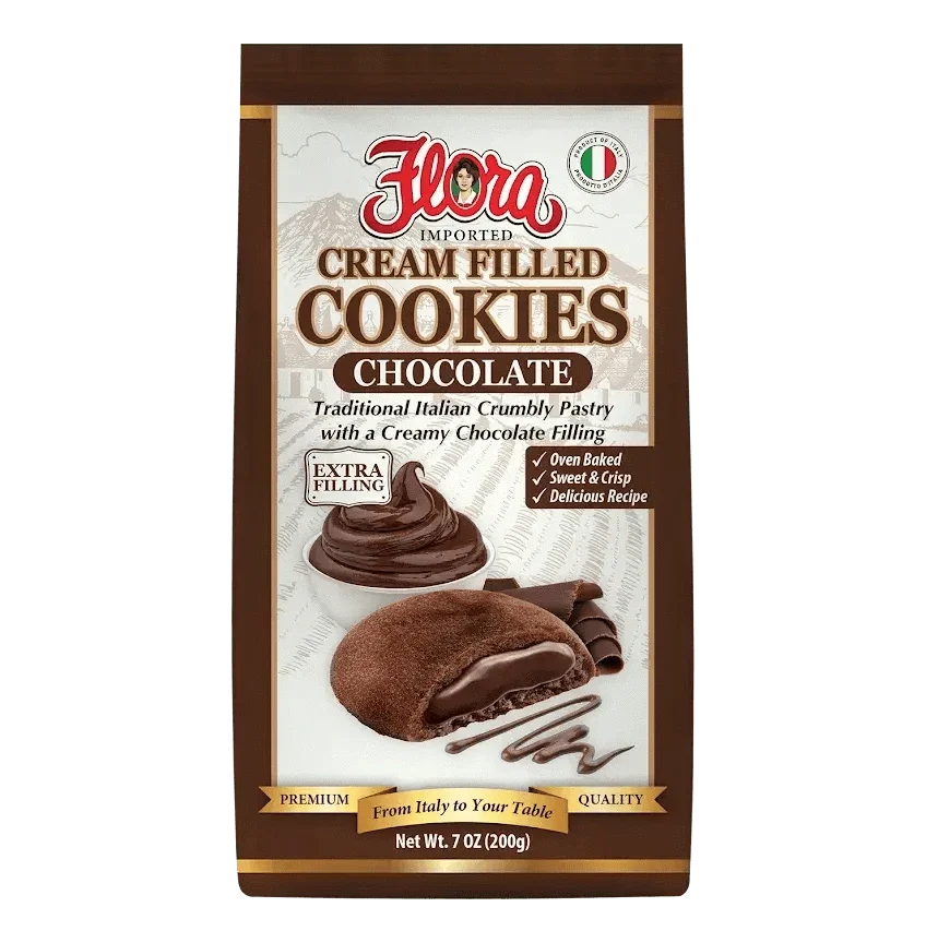 Cream Filled Cookies - Chocolate - 7.07 oz