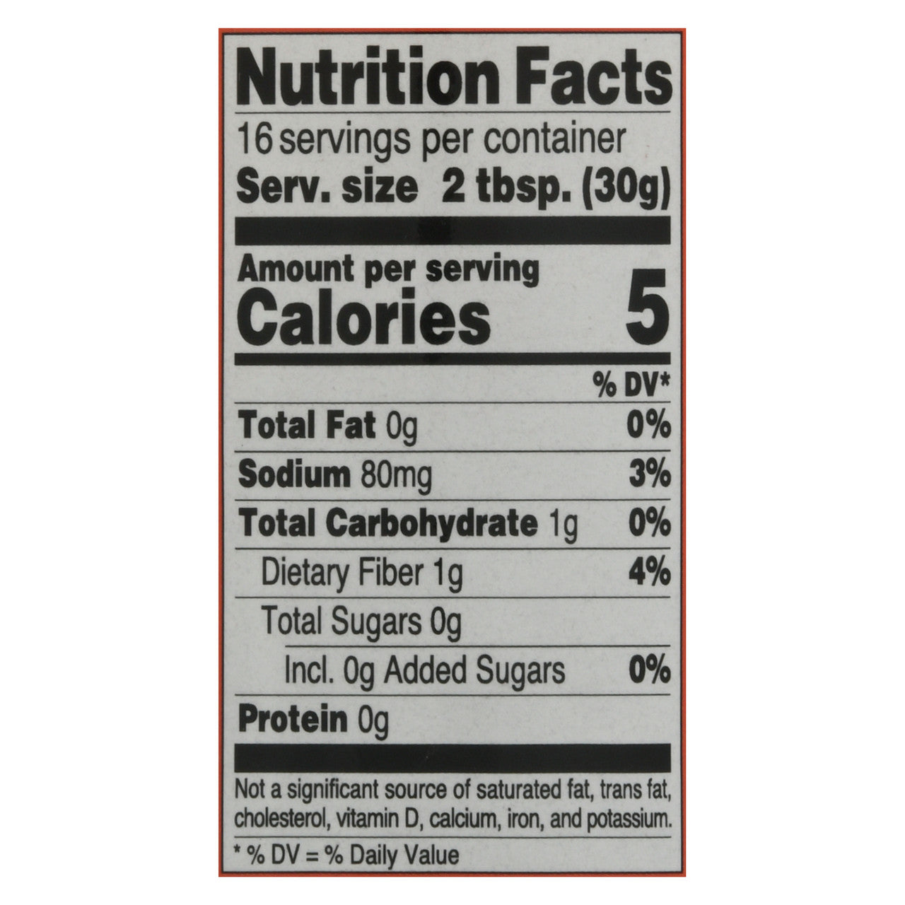 TRU FDS BBQ EAST CARLINA ( 6 X 17 OZ   )