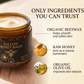 Organic Grass-Fed Beef Tallow Balm with Raw Honey – Handmade Deep Moisturizing Skin Balm for Dry Skin, Face & Body Care