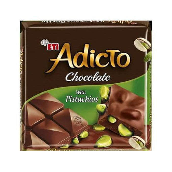 Eti Adicto Chocolate With Pistachio 60gr