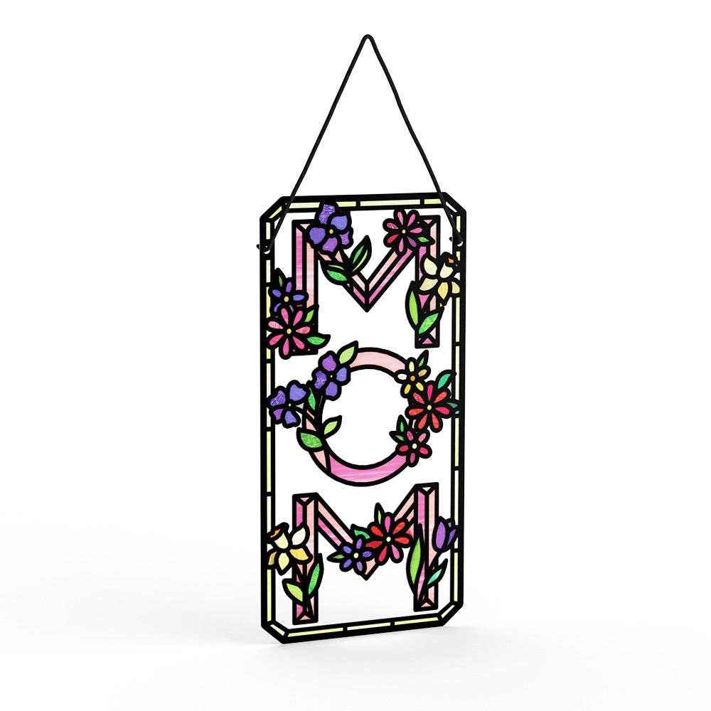 5x7" Floral Mom Suncatcher Card