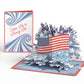 5x7" From Sea to Shining Sea Pop-Up Card