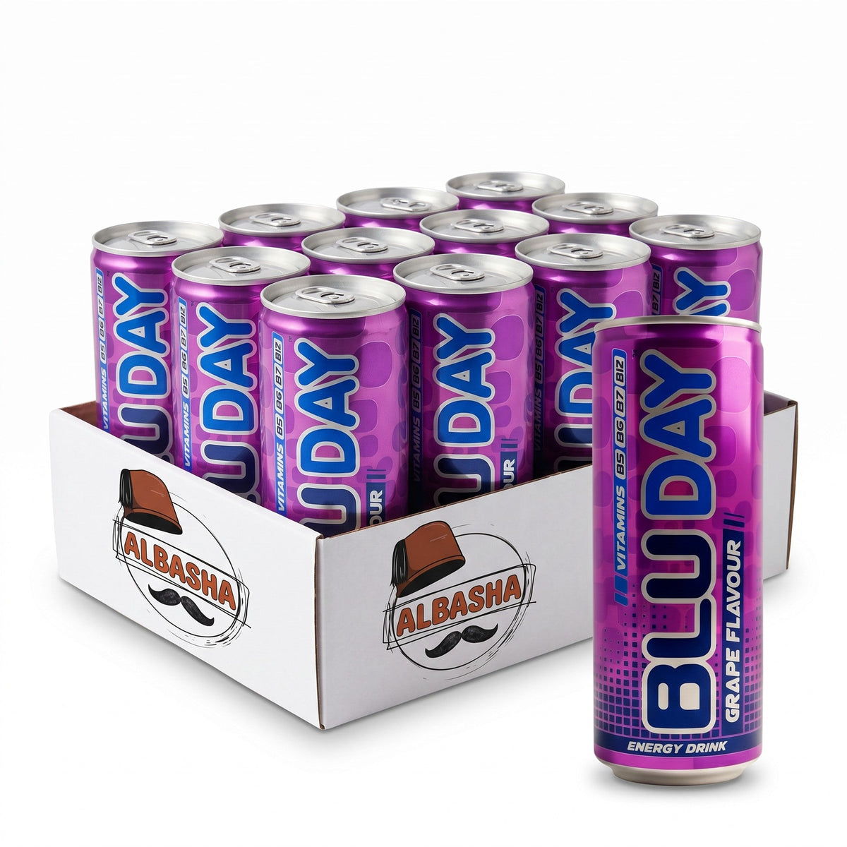 Blu Day Grape Flavor Energy Drink