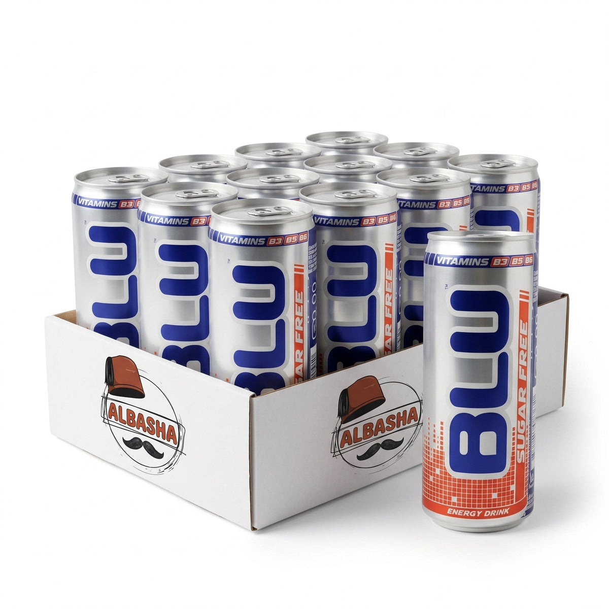 BLU Sugar Free Energy Drink 250ml Can