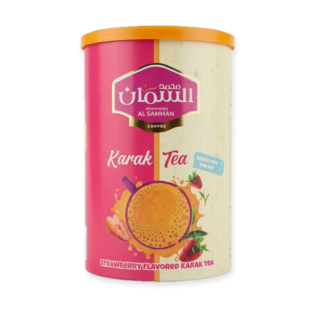 Al Samman Strawberry Karak Tea 200g - Authentic Middle Eastern Blend