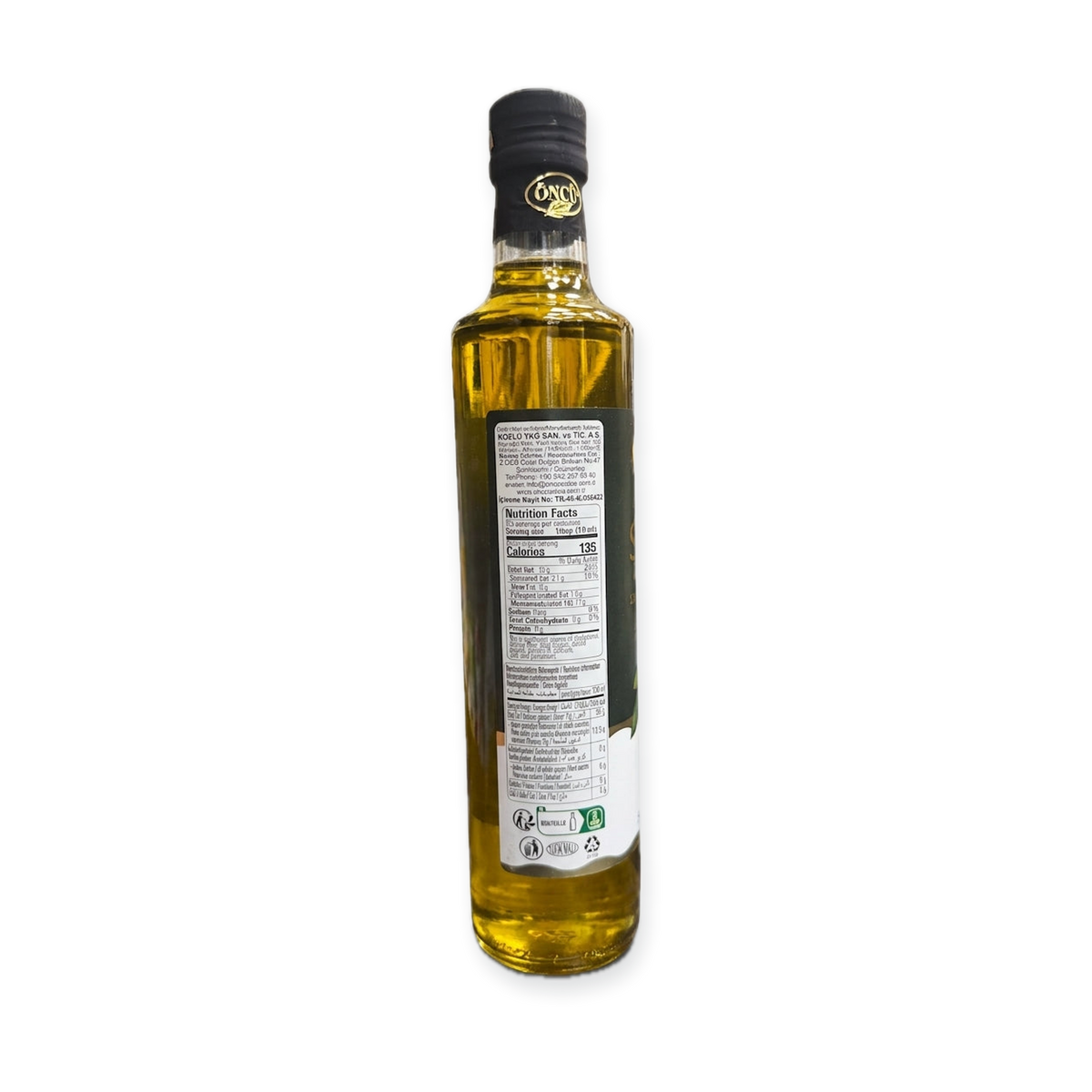 ÖNCÜ Natural Extra Virgin Olive Oil 500mL - Premium Turkish Cold-Pressed
