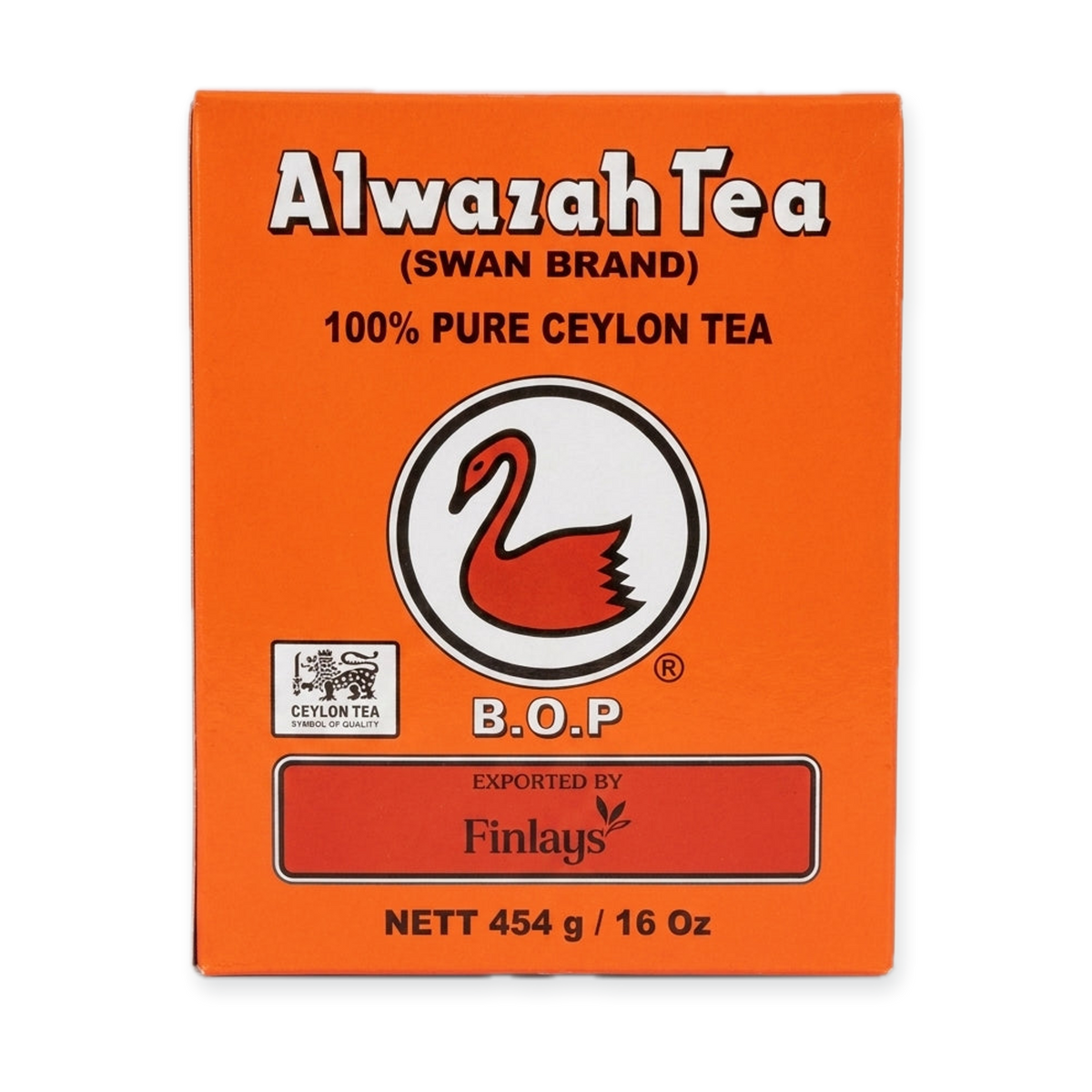 Alwazah Tea Swan Brand 454g - 100% Pure Ceylon Tea B.O.P
