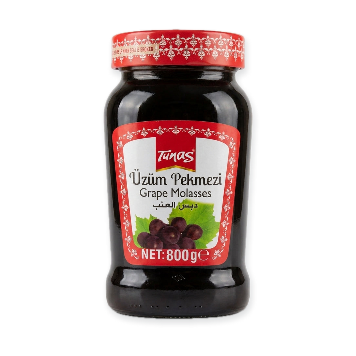 Tunas Üzüm Pekmezi Grape Molasses 800g - Turkish Syrup