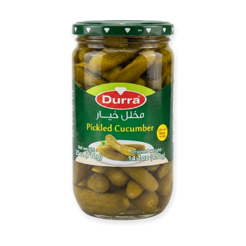 Durra Pickled Cucumber 25.5 oz - Ready to Eat Middle Eastern Pickles