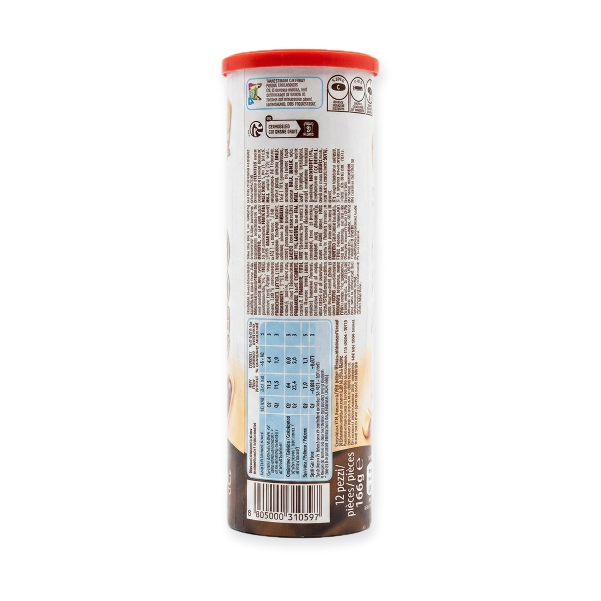 Nutella Biscuits 304g - Hazelnut Cream Filled Cookies (12 Pieces)