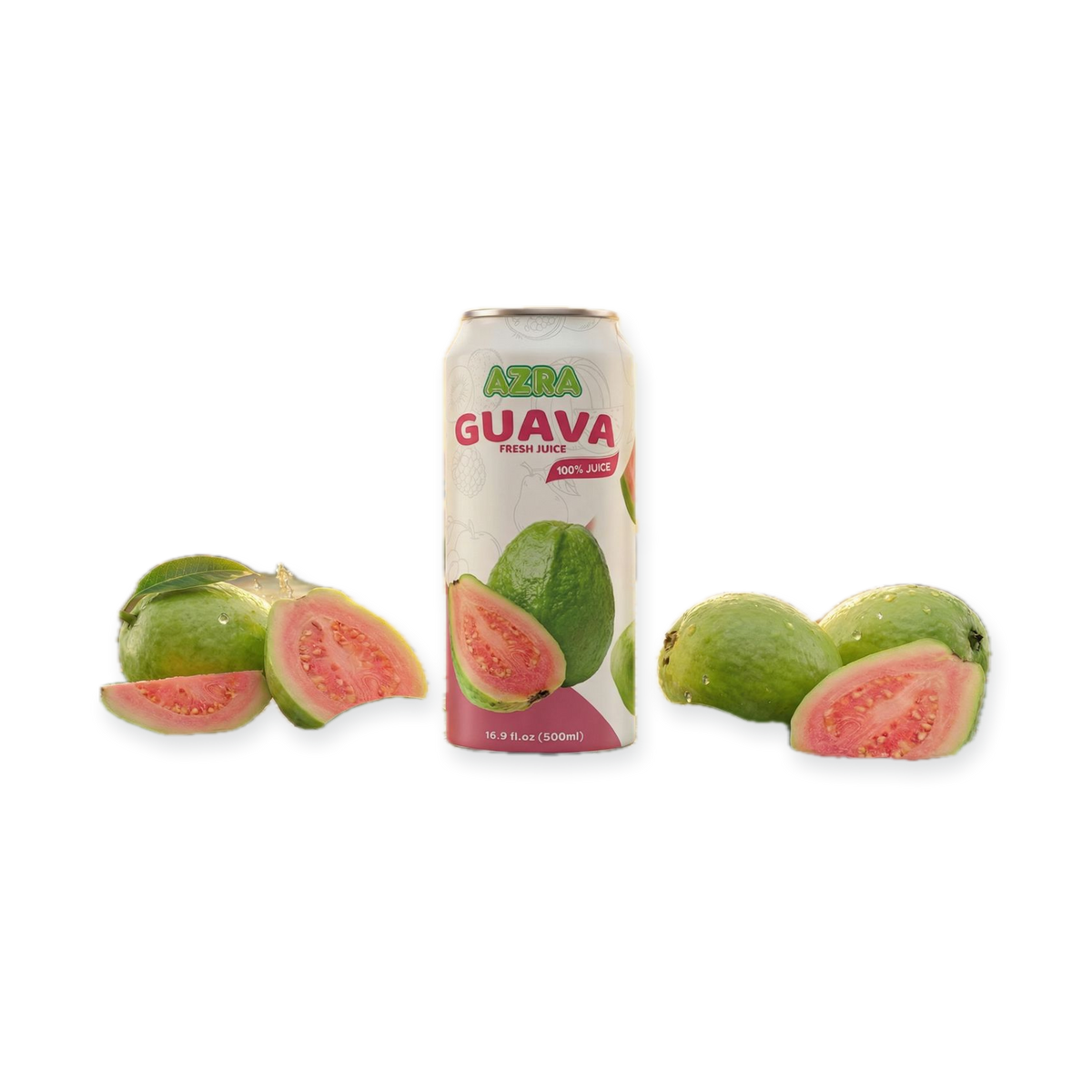 AZRA 100% Juice – 500ml Cans, Zero Sugar Beverages for  Kids & Adults