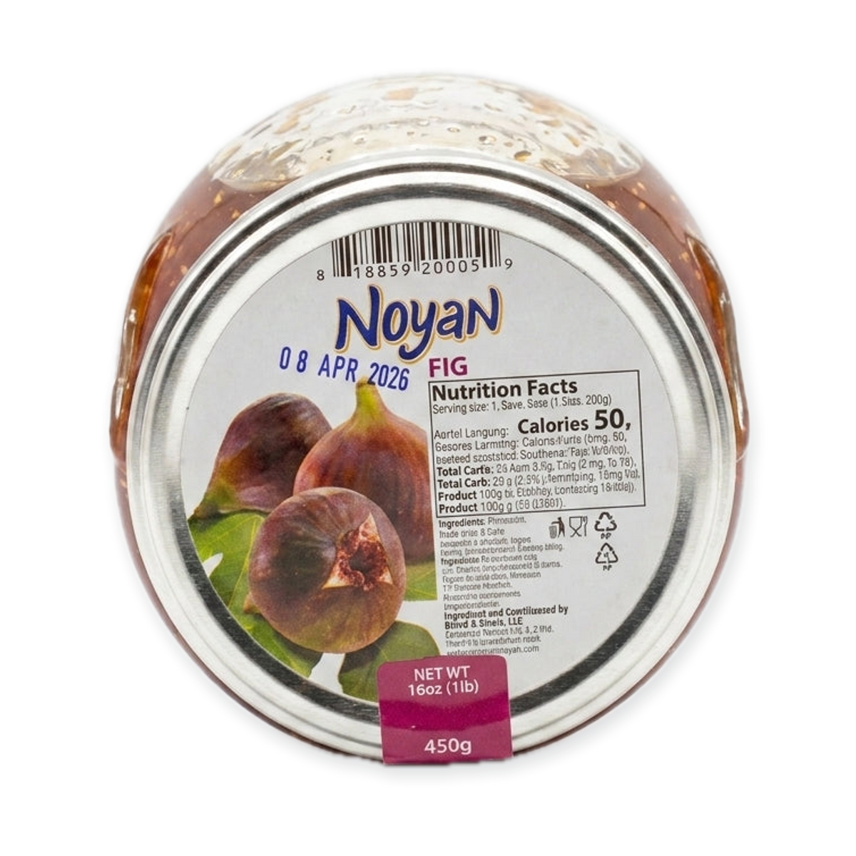 Noyan Fig Preserve 450g - Premium Armenian Fruit Spread