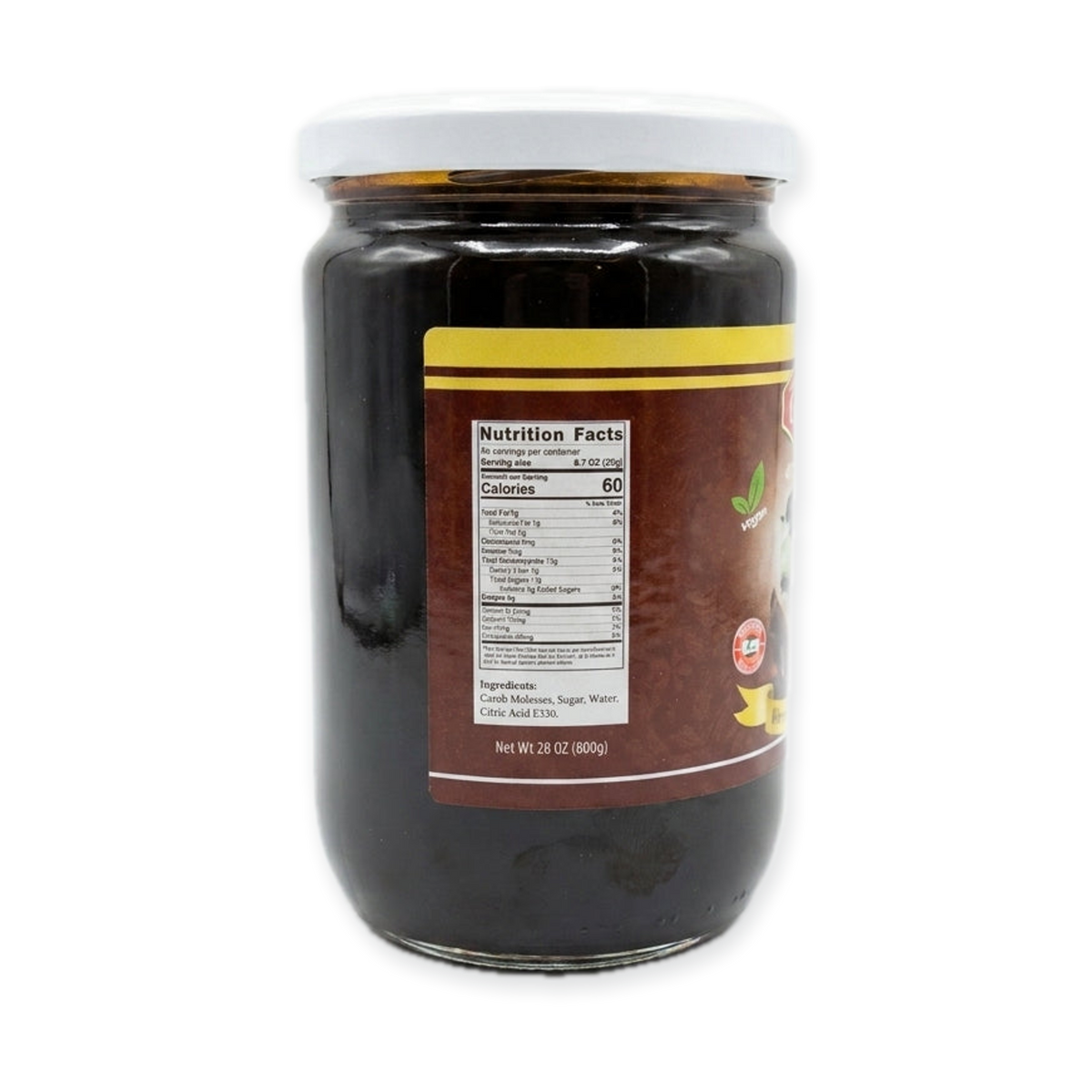 Galaxy Carob Molasses 28 oz - Premium Vegan Halal Syrup