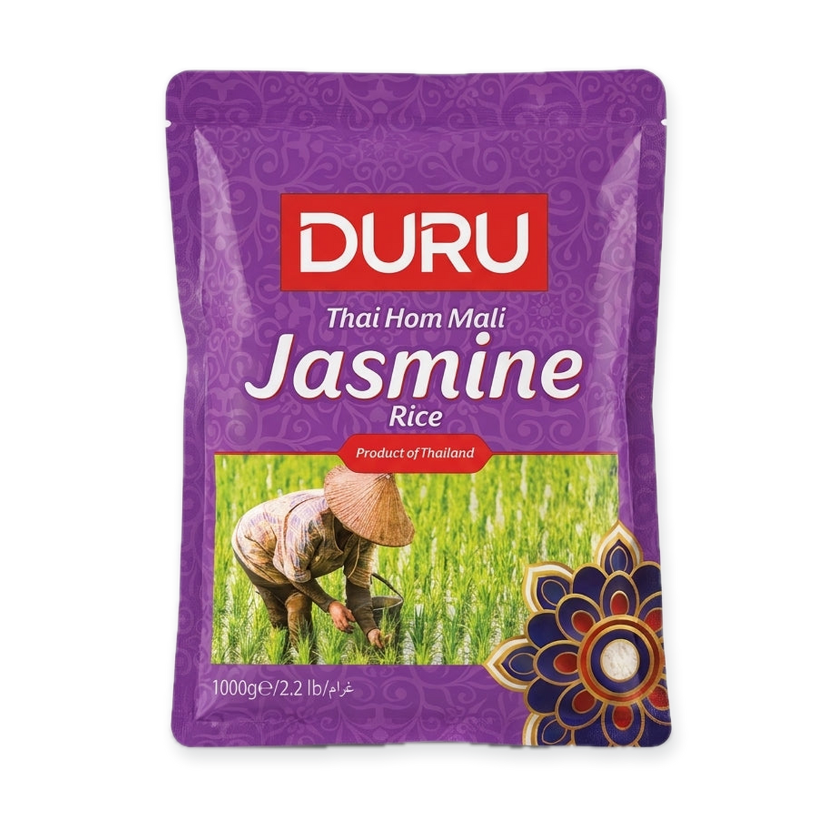 Duru Thai Hom Mali Jasmine Rice 1000g - Premium Thai Long Grain