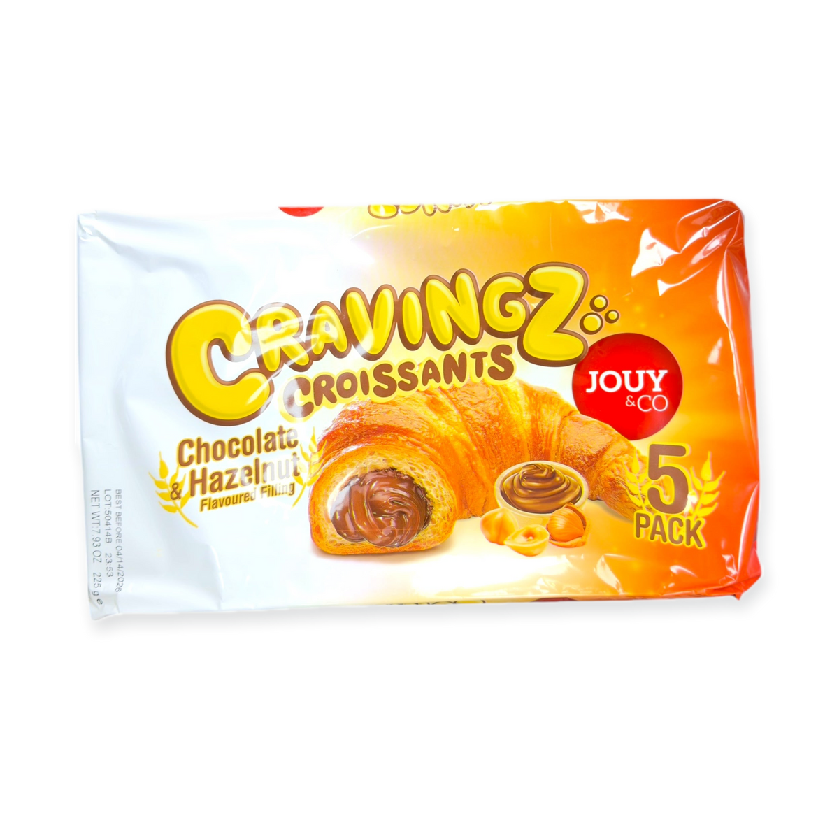 Chocolate Hazelnut Croissants – 5 Pack