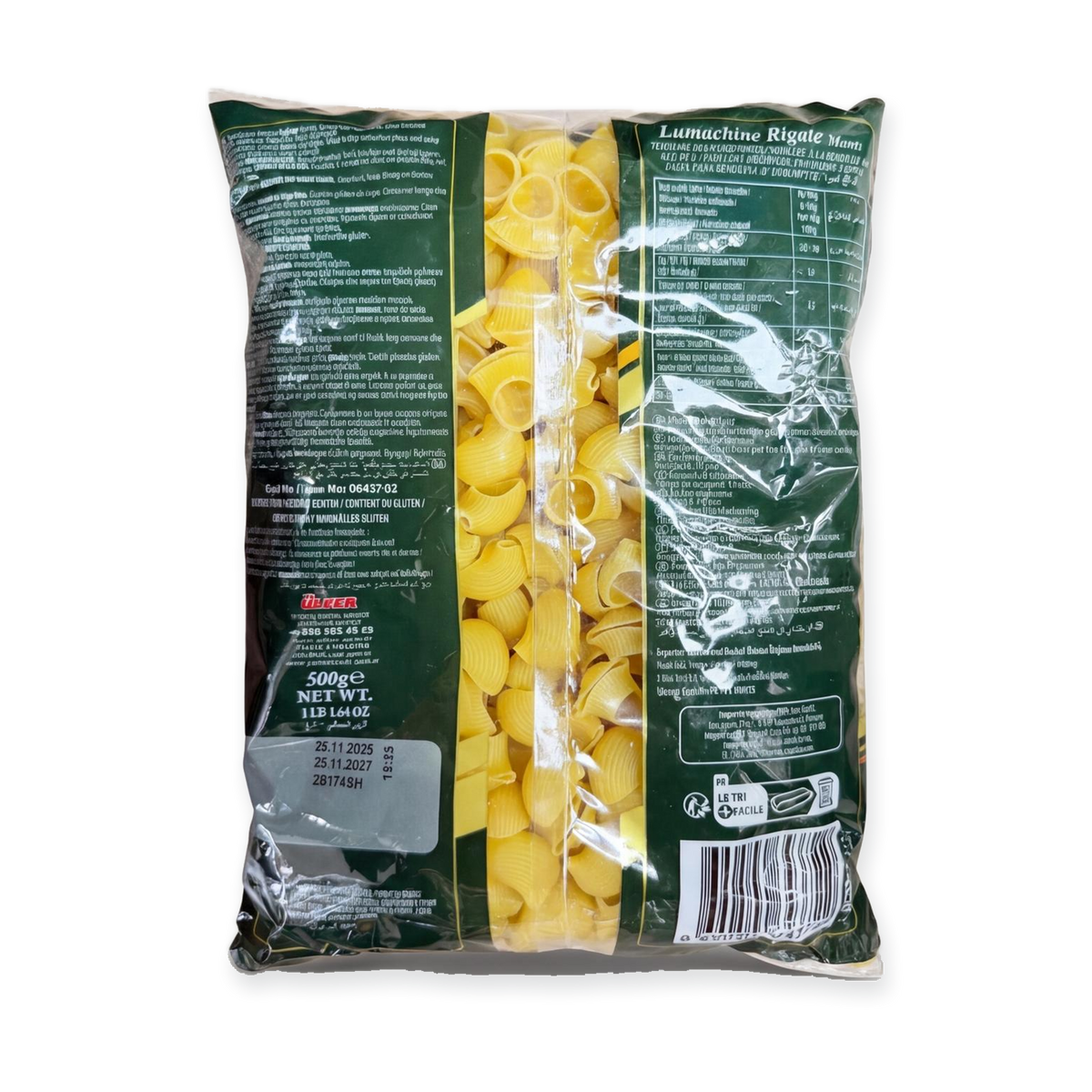 Ulker Bizim Lumachine Rigate Manti (500g)