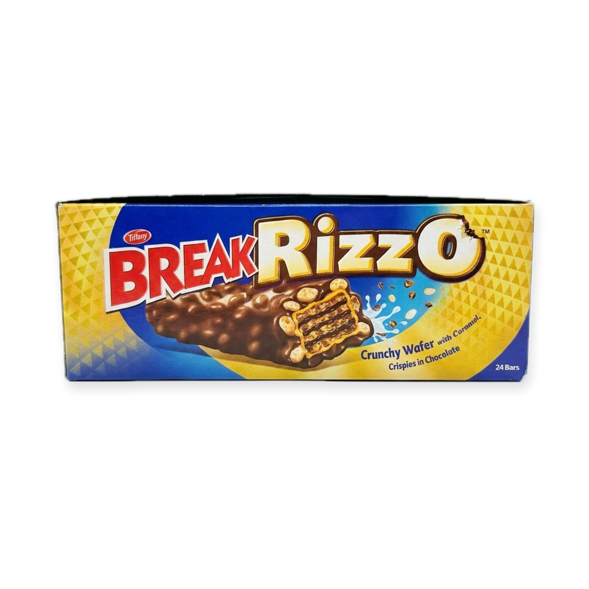 Tiffany Break Rizzo Chocolate Wafer 24x17g - Crunchy Caramel Crispies
